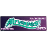 Airwaves Blackcurrant Flavour Sugarfree Chewing Gum 10 Pieces (Case of 30)  Adomoo
